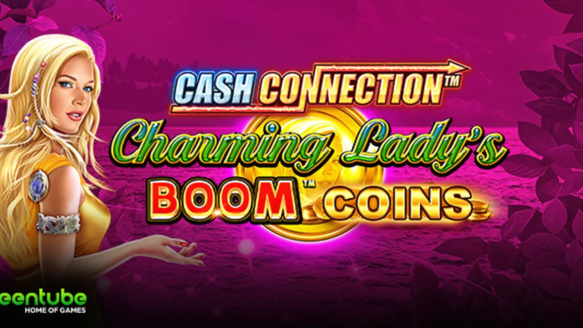 Isang visual na representasyon ng Cash Connection slot na may mga kumikinang na barya at klasikong reel symbols.