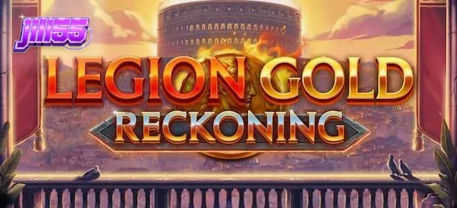 Isang mandirigma sa gitna ng arena na naglalarawan sa Legion Gold Reckoning